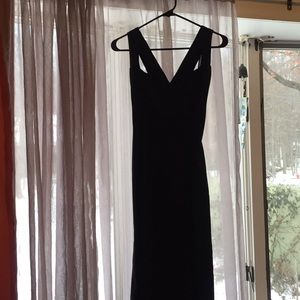 Jessica McClintock Size7/8. Long Black Dress